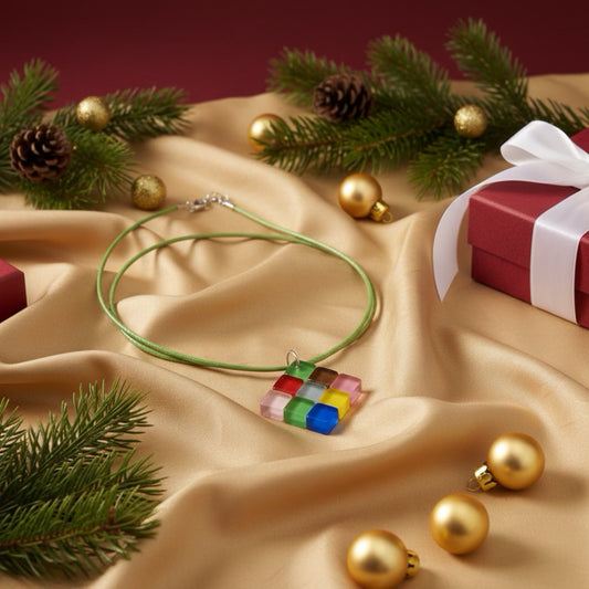 Handmade Fused Glass Necklace