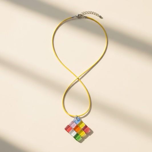 Handmade Fused Glass Necklace