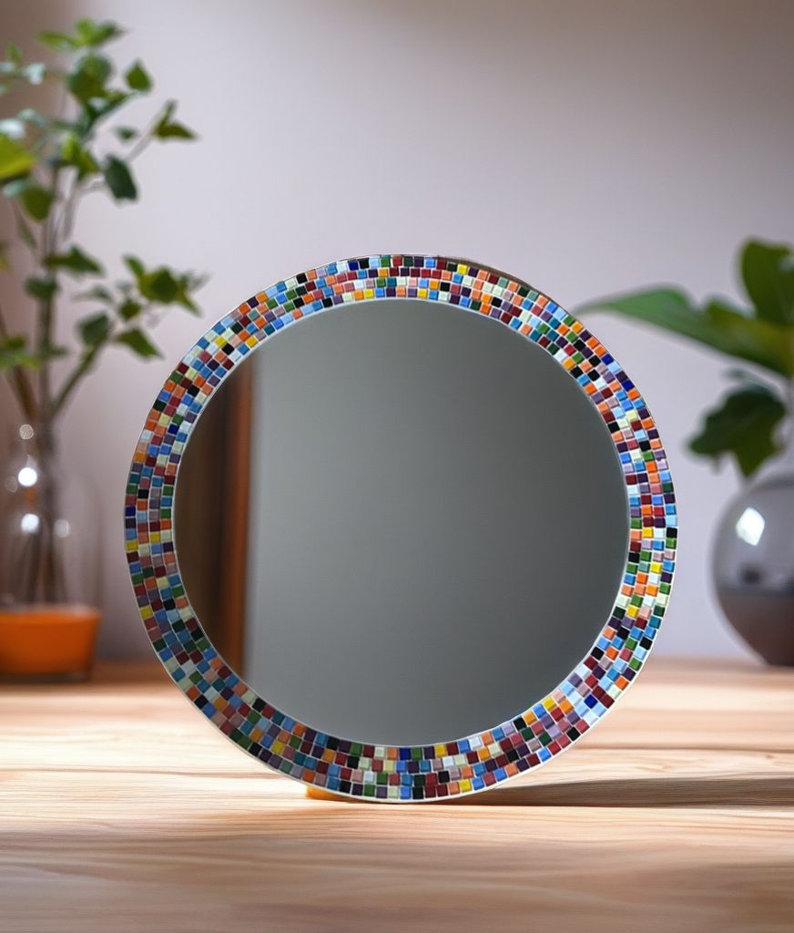 Rainbow Mosaic Mirror