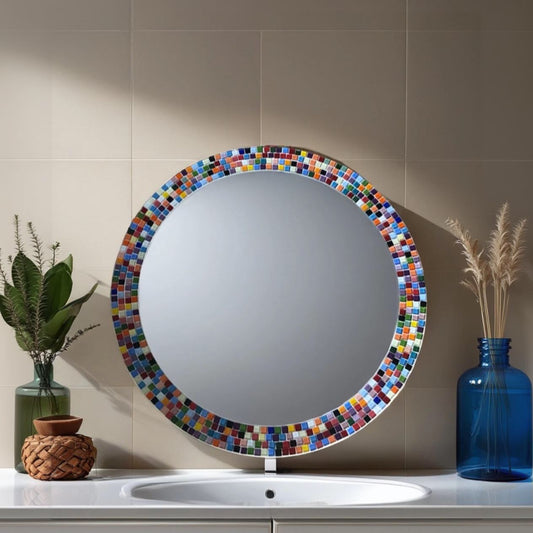 Rainbow Mosaic Mirror