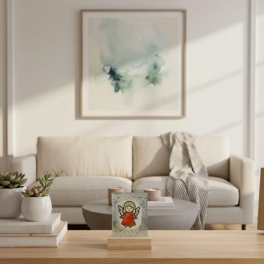 Guardian Angel Glass Keepsake