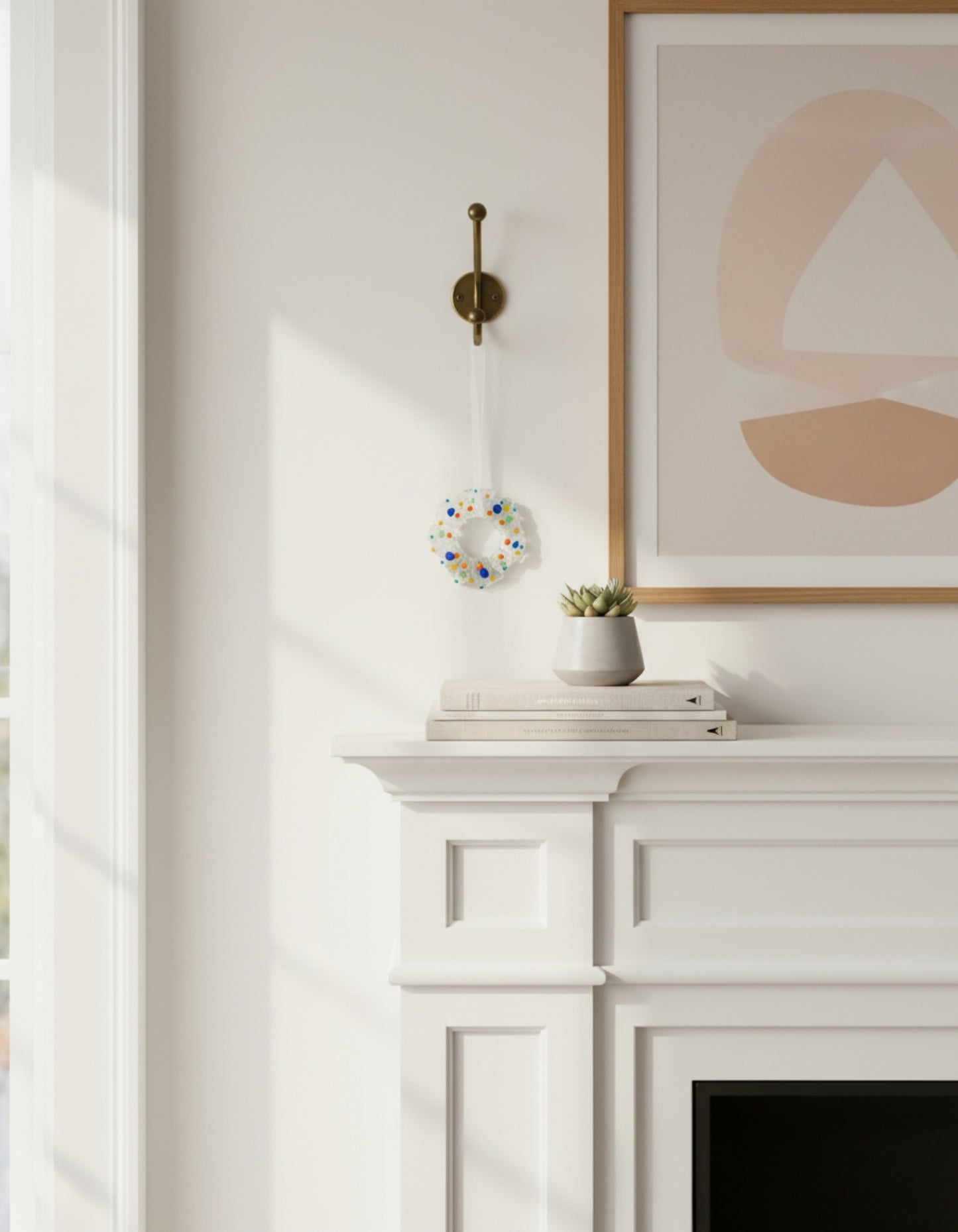 მყუდრო ლურჯი კონფეტის გვირგვინი