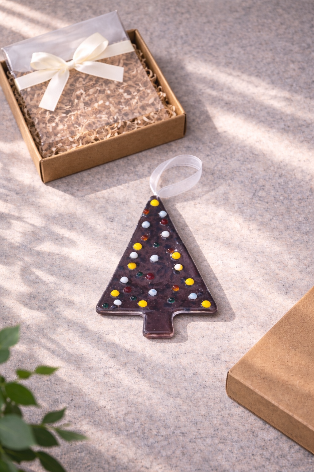 Midnight Confetti Tree Ornament