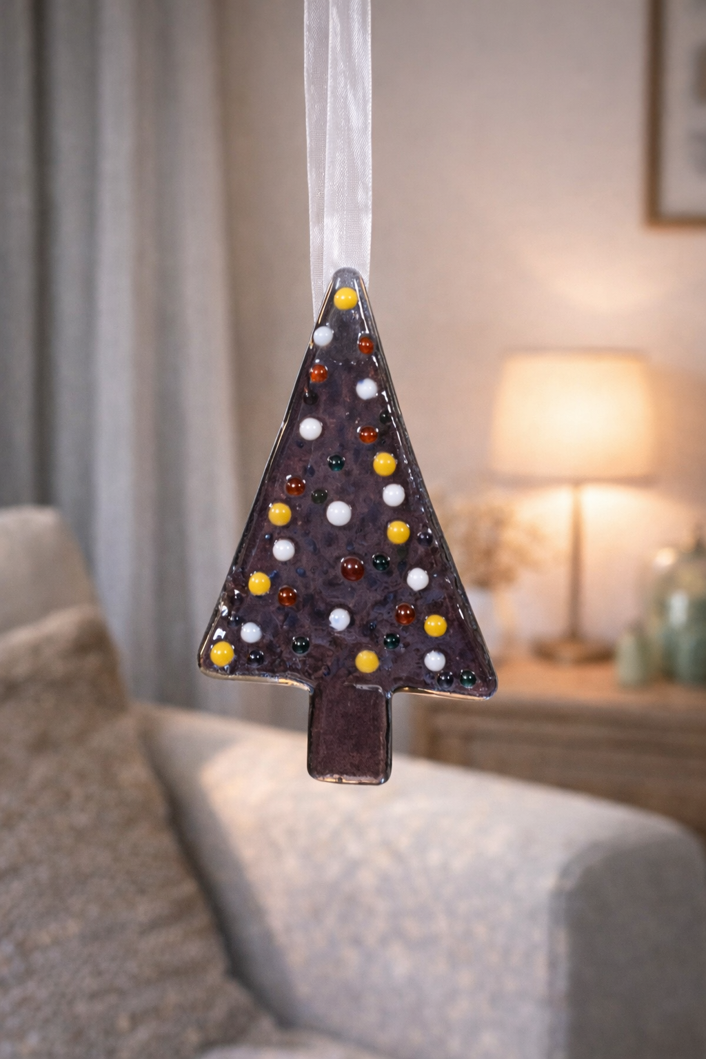 Midnight Confetti Tree Ornament