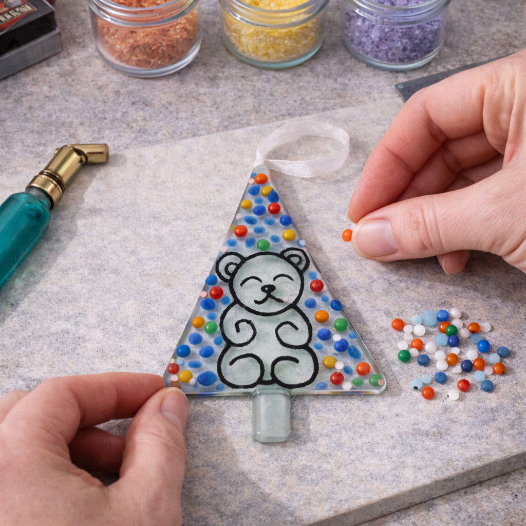 Confetti Bear Tree Ornament