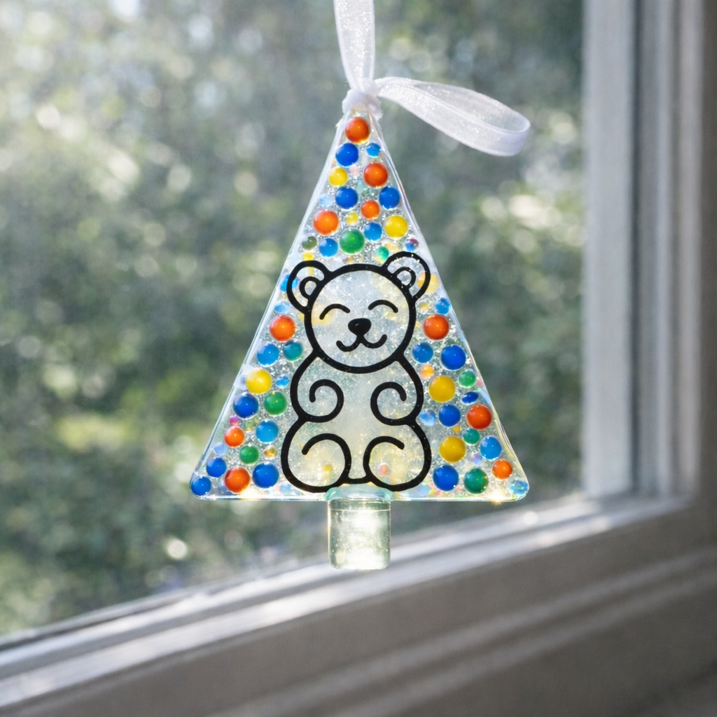 Confetti Bear Tree Ornament