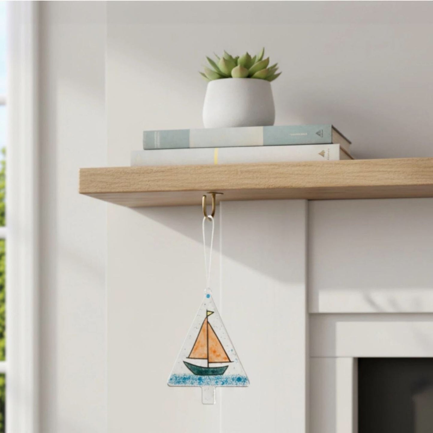 Sailboat Suncatcher Ornament