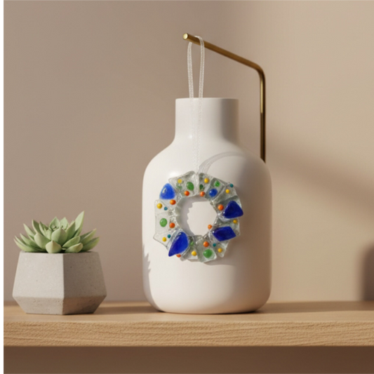 Sky & Sea Hearts Wreath