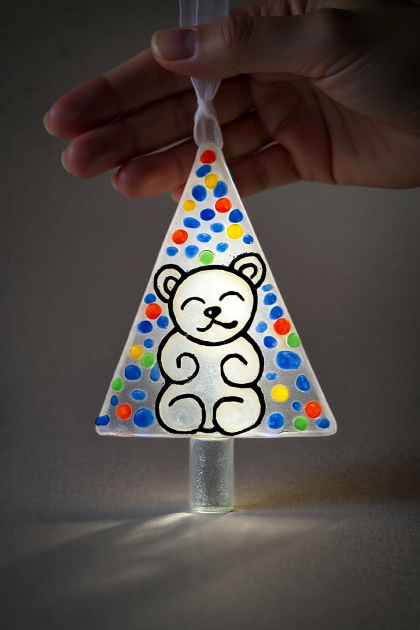 Confetti Bear Tree Ornament