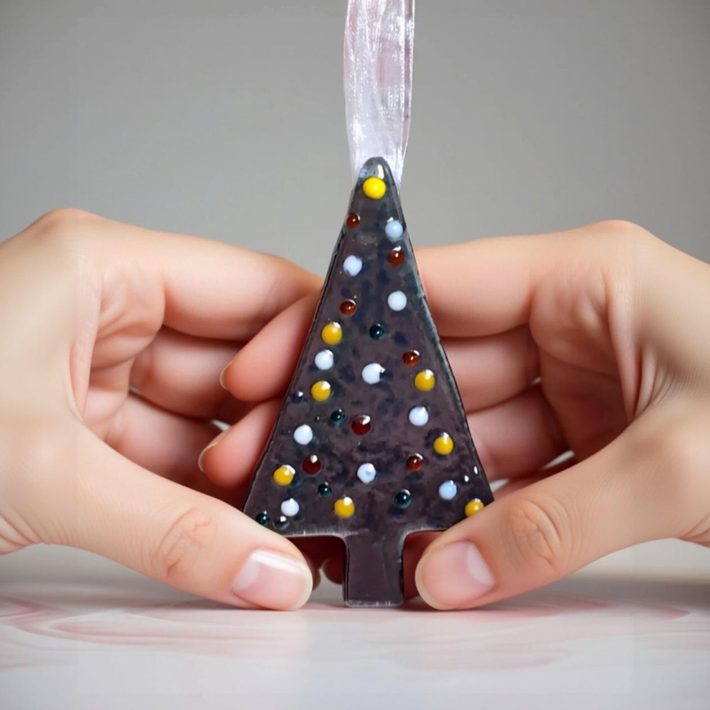 Midnight Confetti Tree Ornament