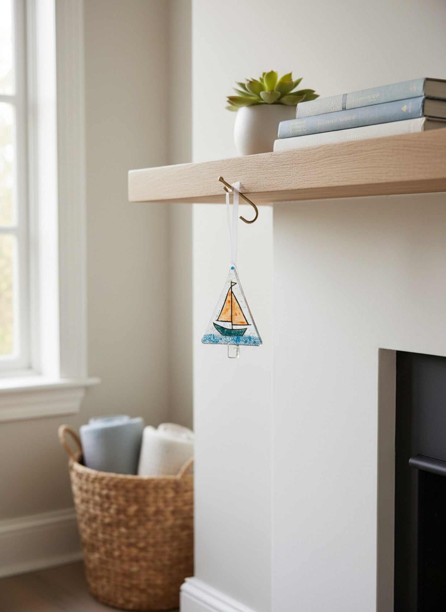 Sailboat Suncatcher Ornament