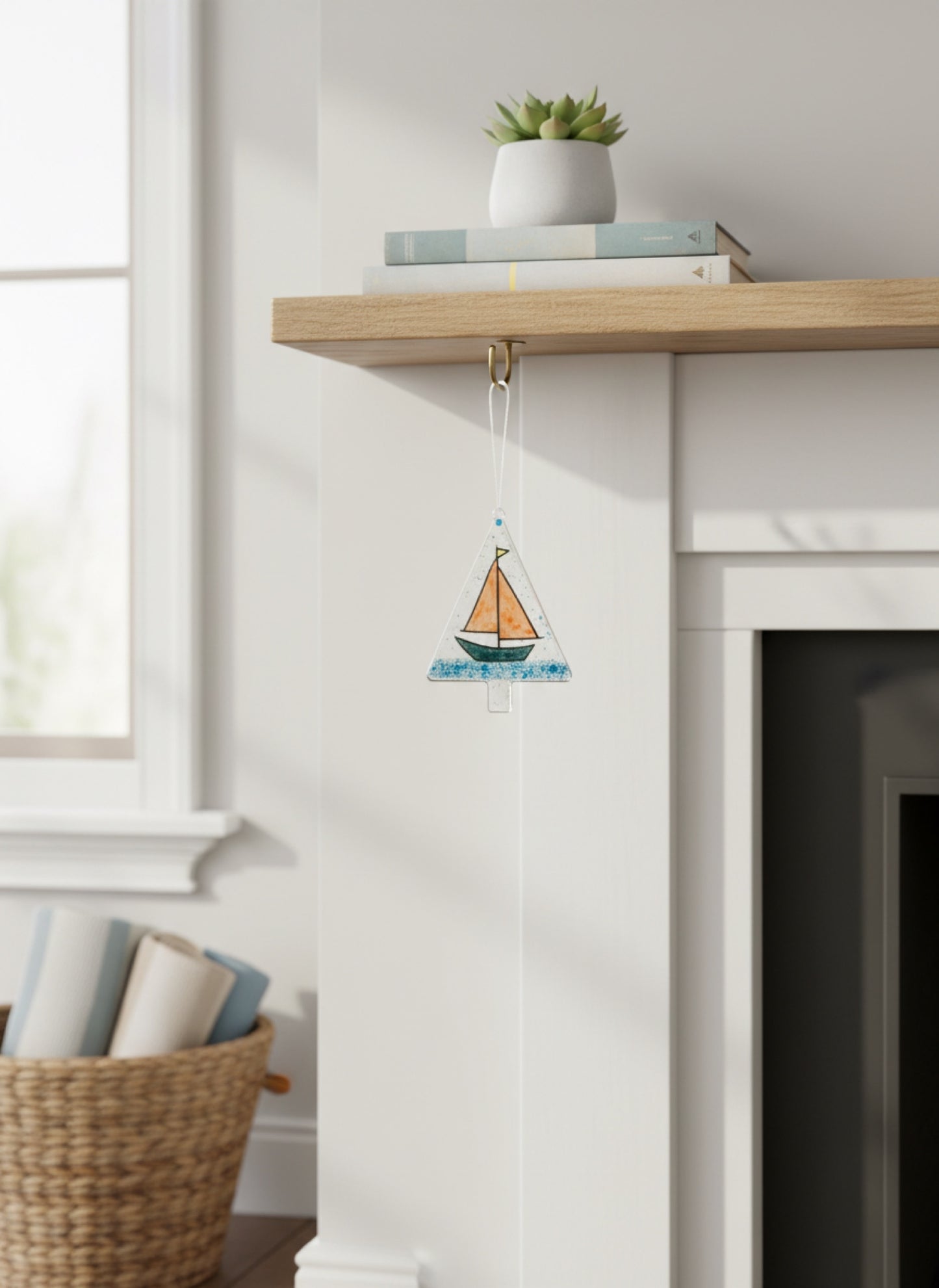 Sailboat Suncatcher Ornament