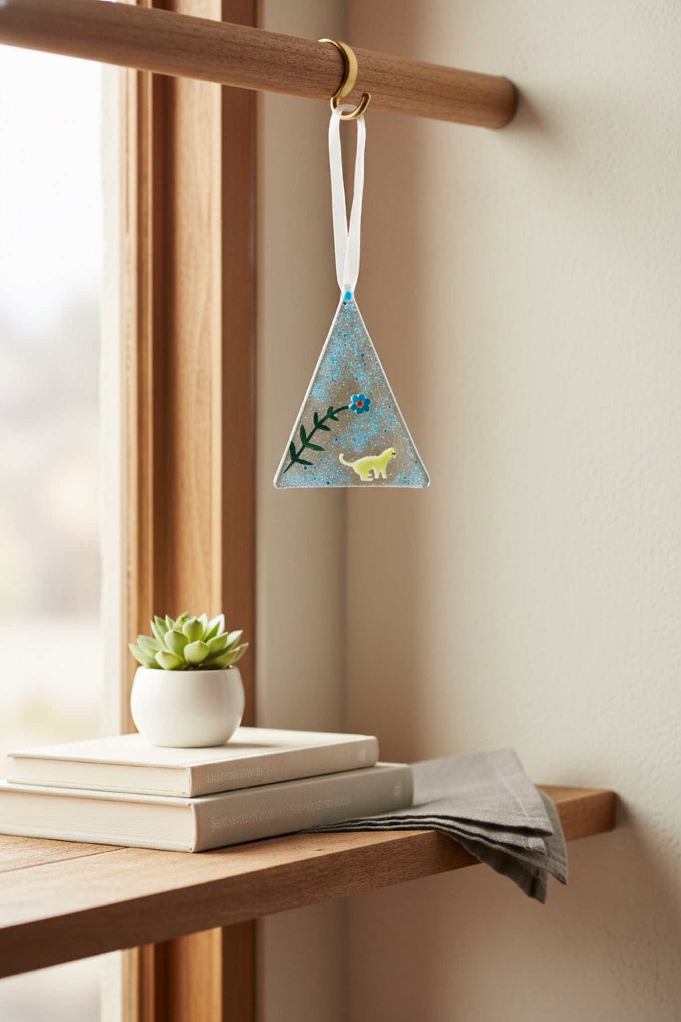 Kitten & Flower Ornament